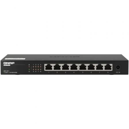 QNAP QSW-1108-8T Switch No Administrado 8 Puertos 2,5GbE Negro